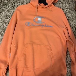 champion hoodie. worn a couple times , size medium!